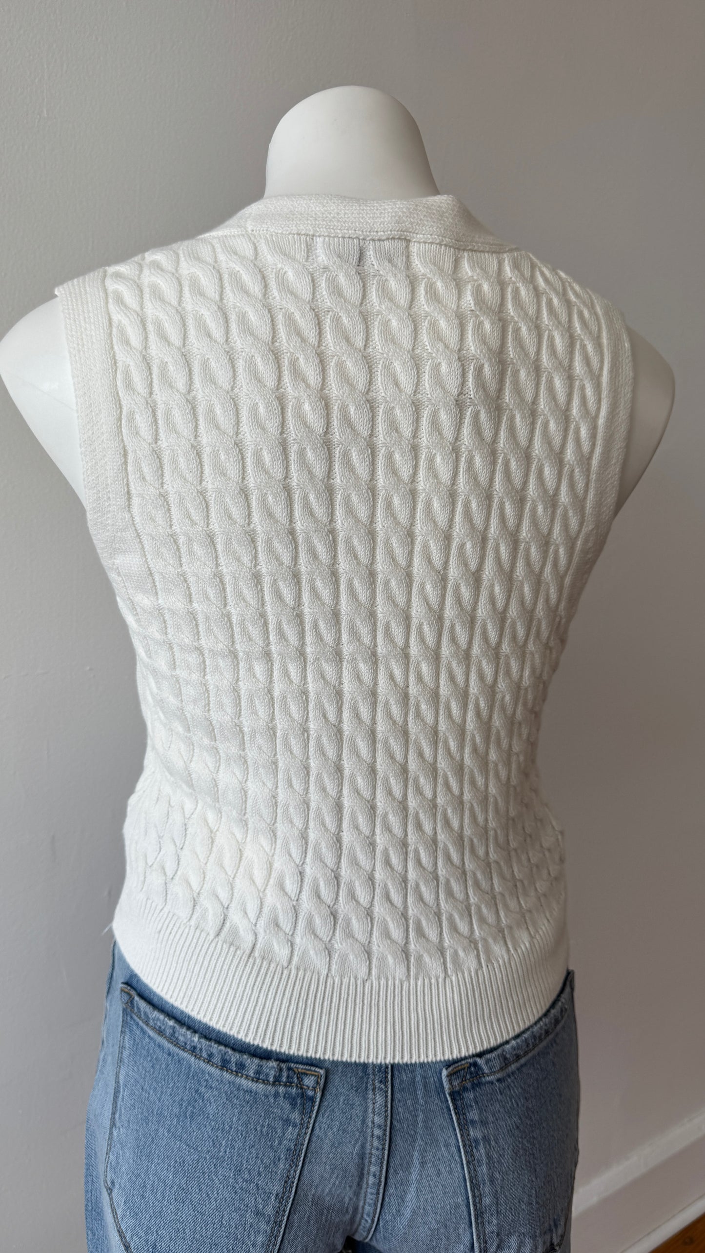 White Sweater Vest