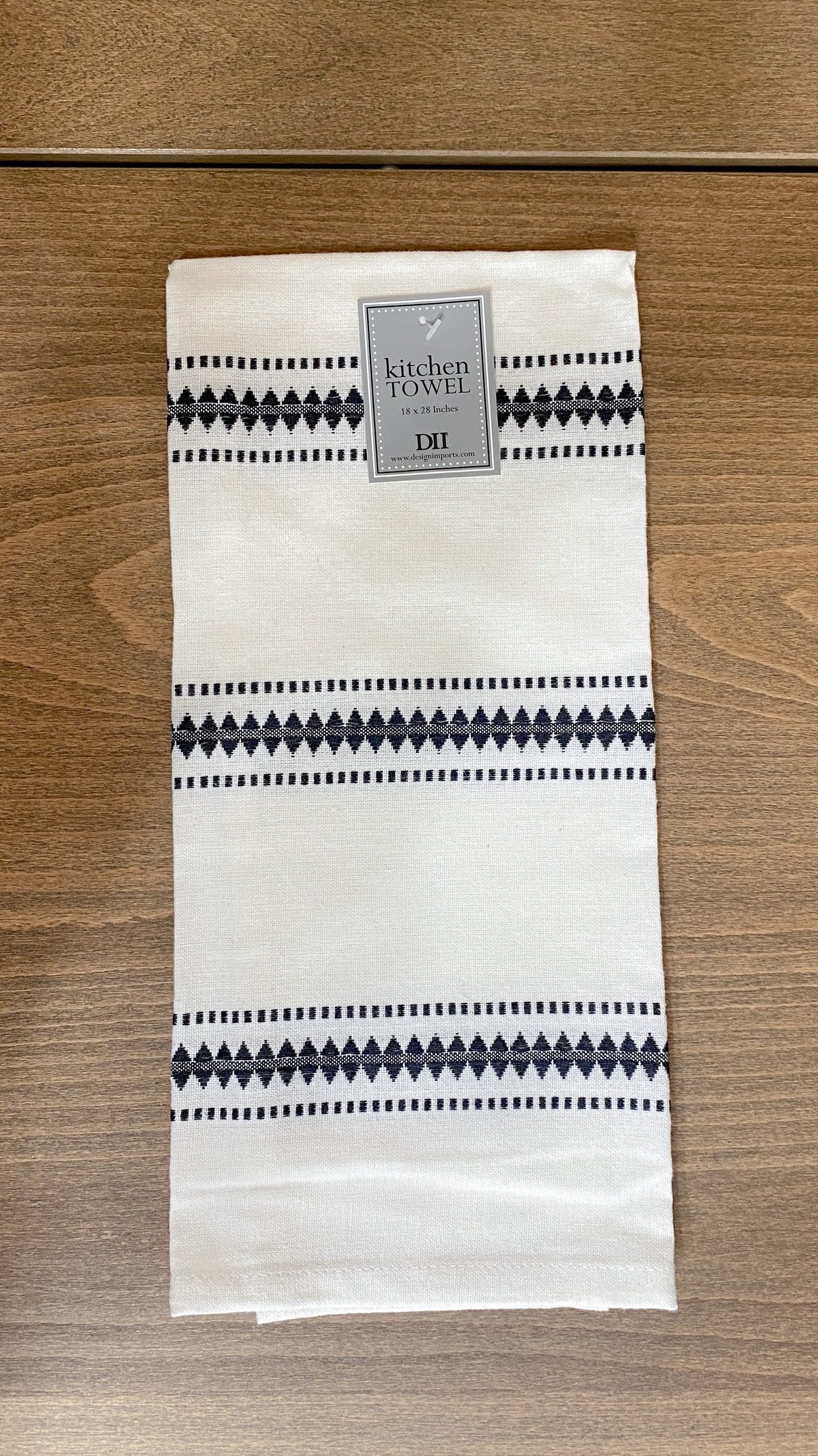Zig Dobby Striped Cotton Hand Towel