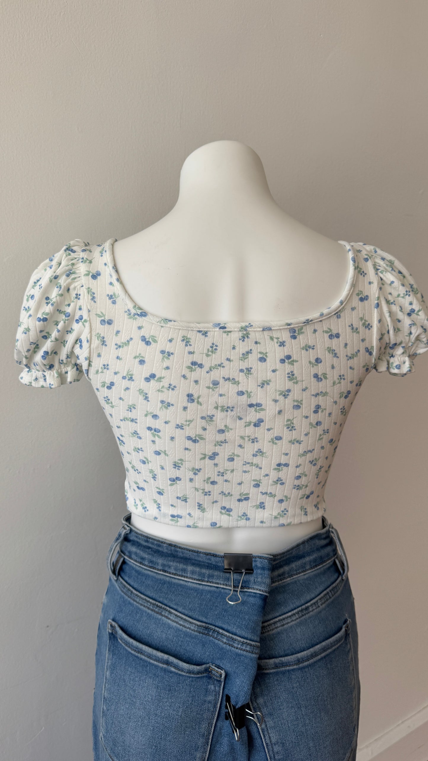 Blueberry Crop Top