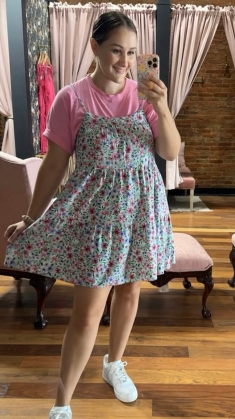 Floral Swing Dress: Small-3XL