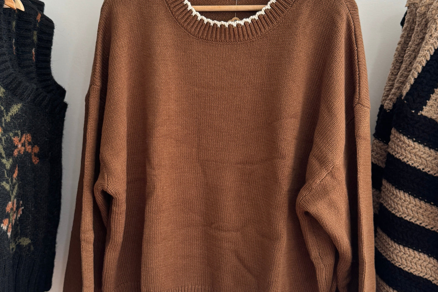 Trim Detail Sweater