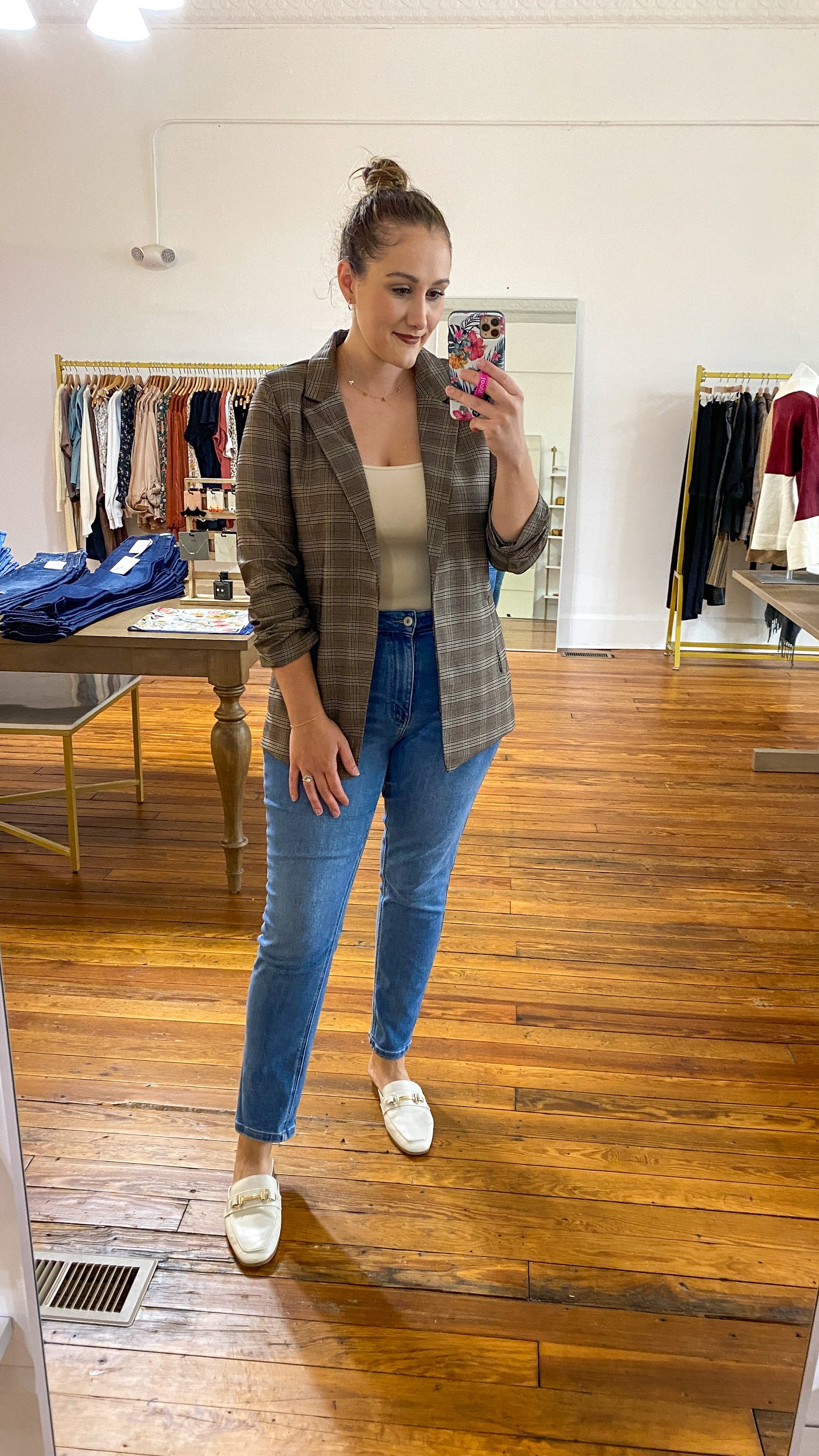 Plaid Blazer