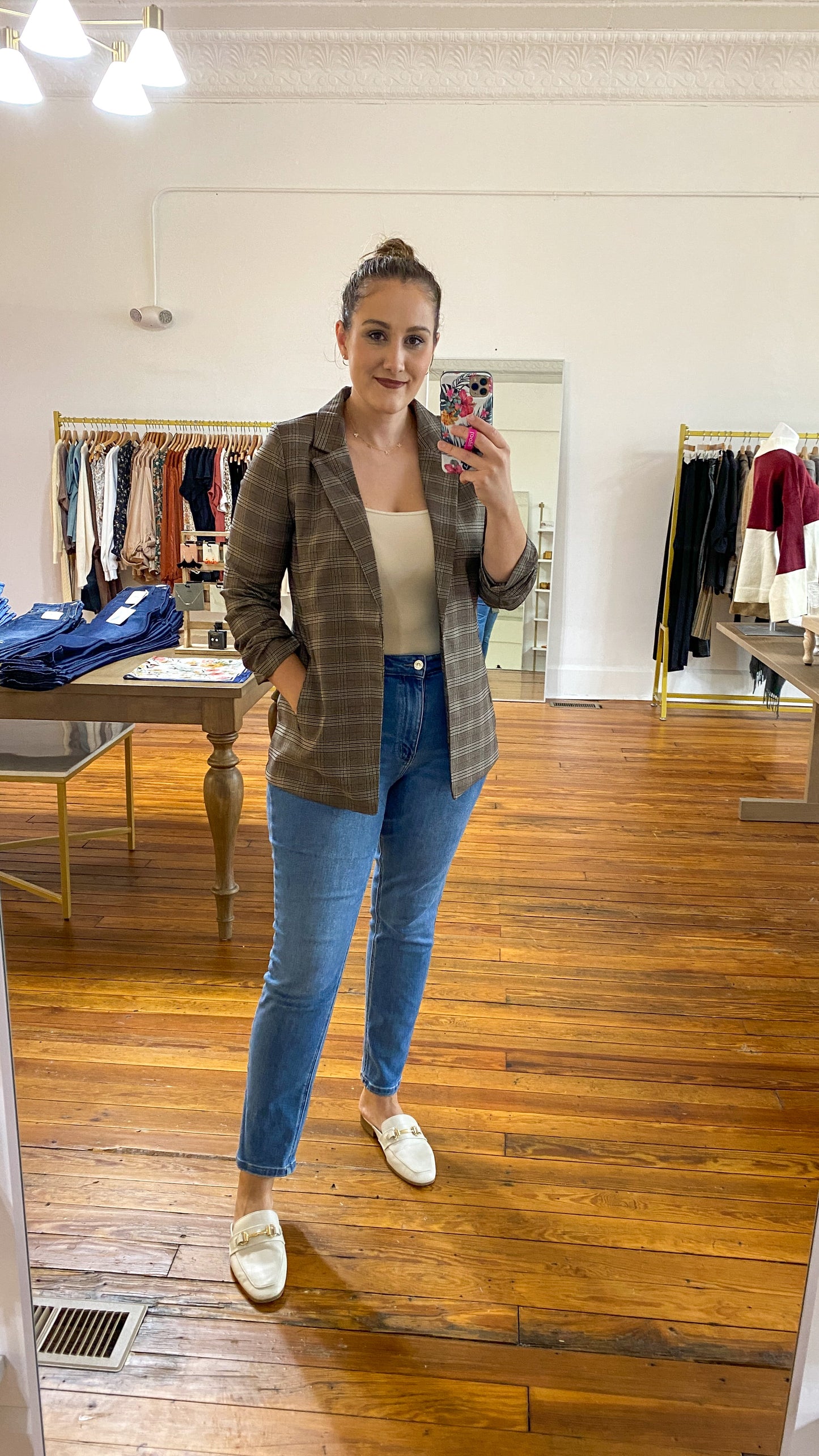 Plaid Blazer