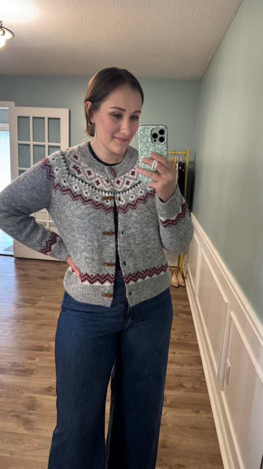 *NEW* Faire Isle Cardigan