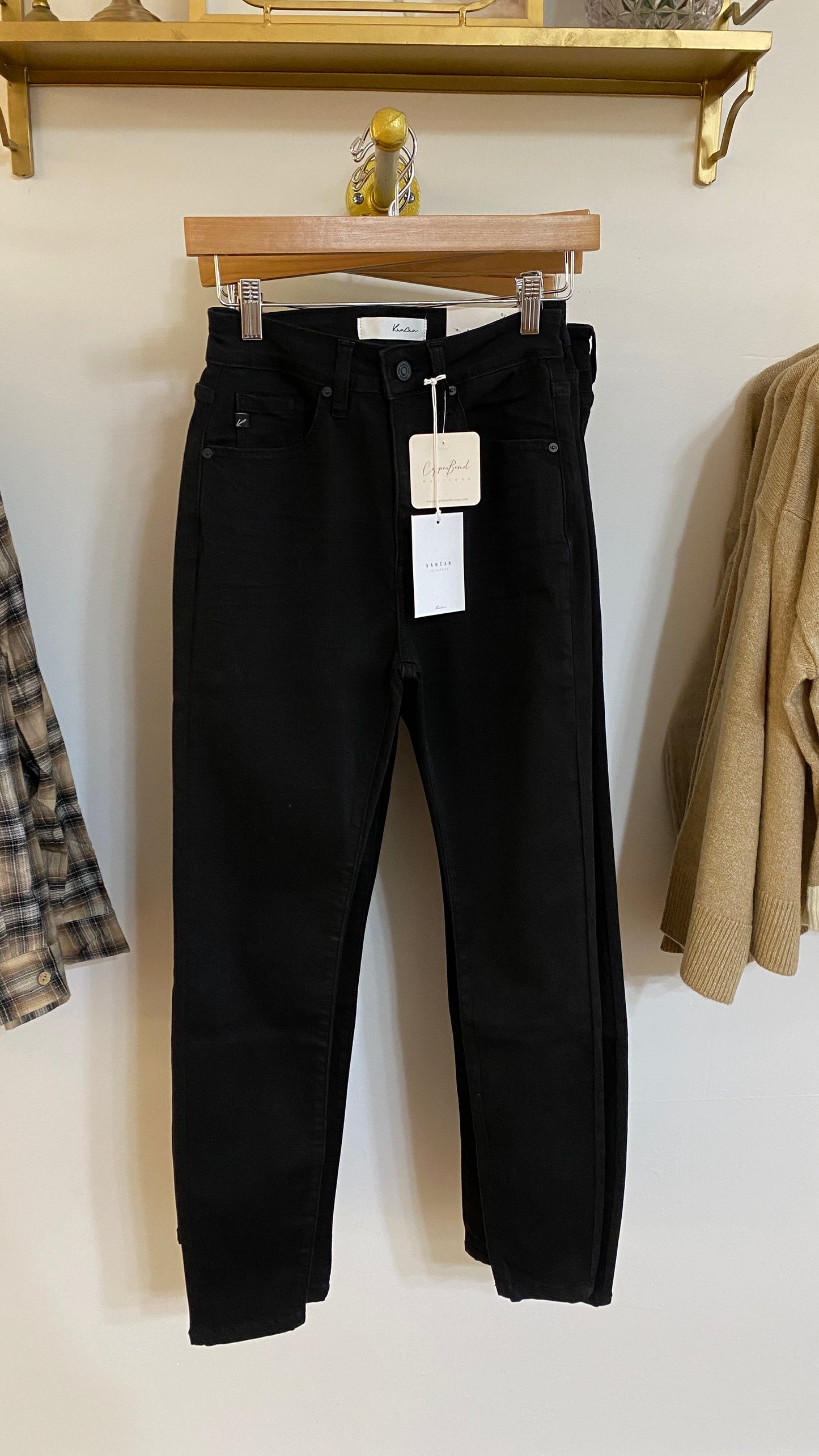 KanCan Ultra High Rise Skinny Jeans- Black