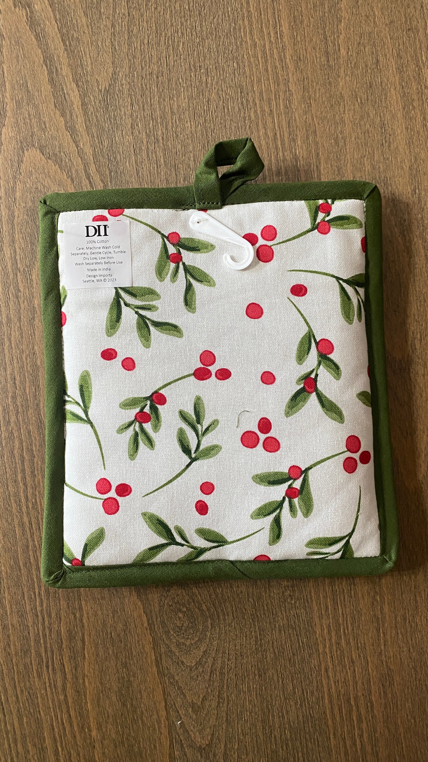 Mistletoe Potholders
