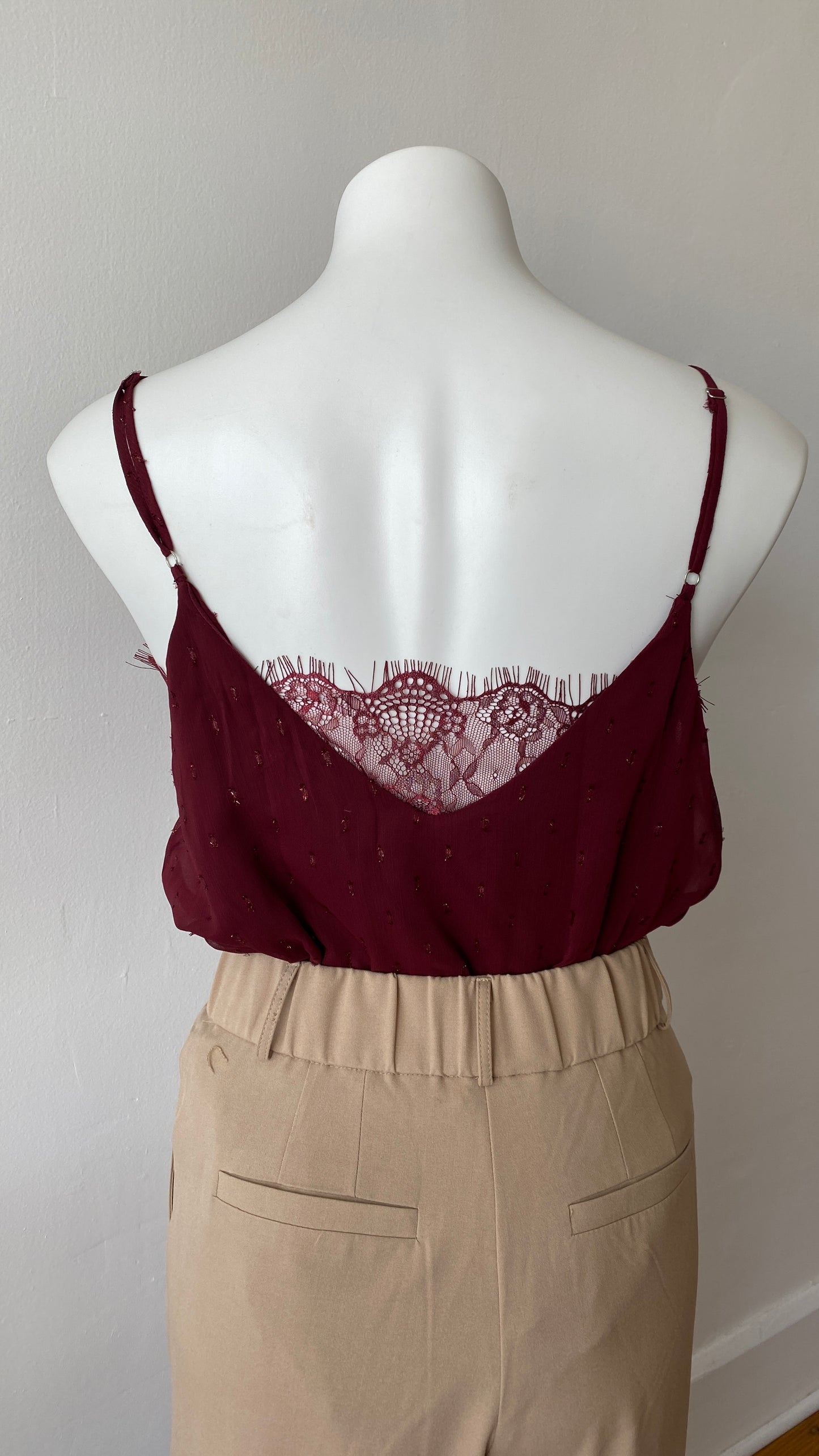Burgundy Cami