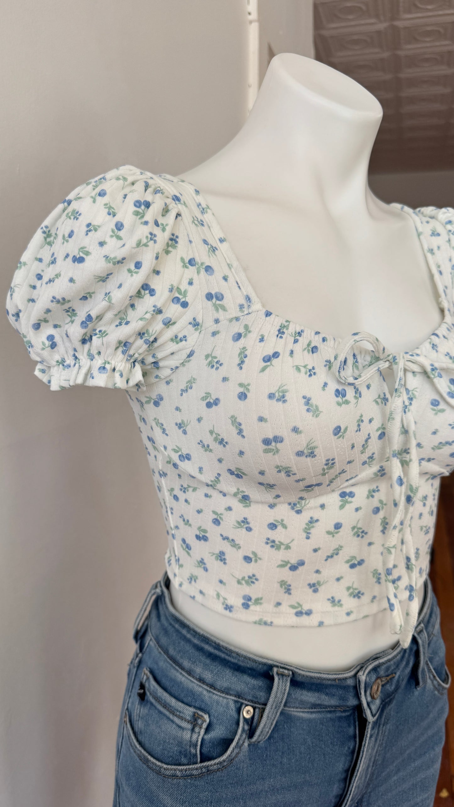 Blueberry Crop Top
