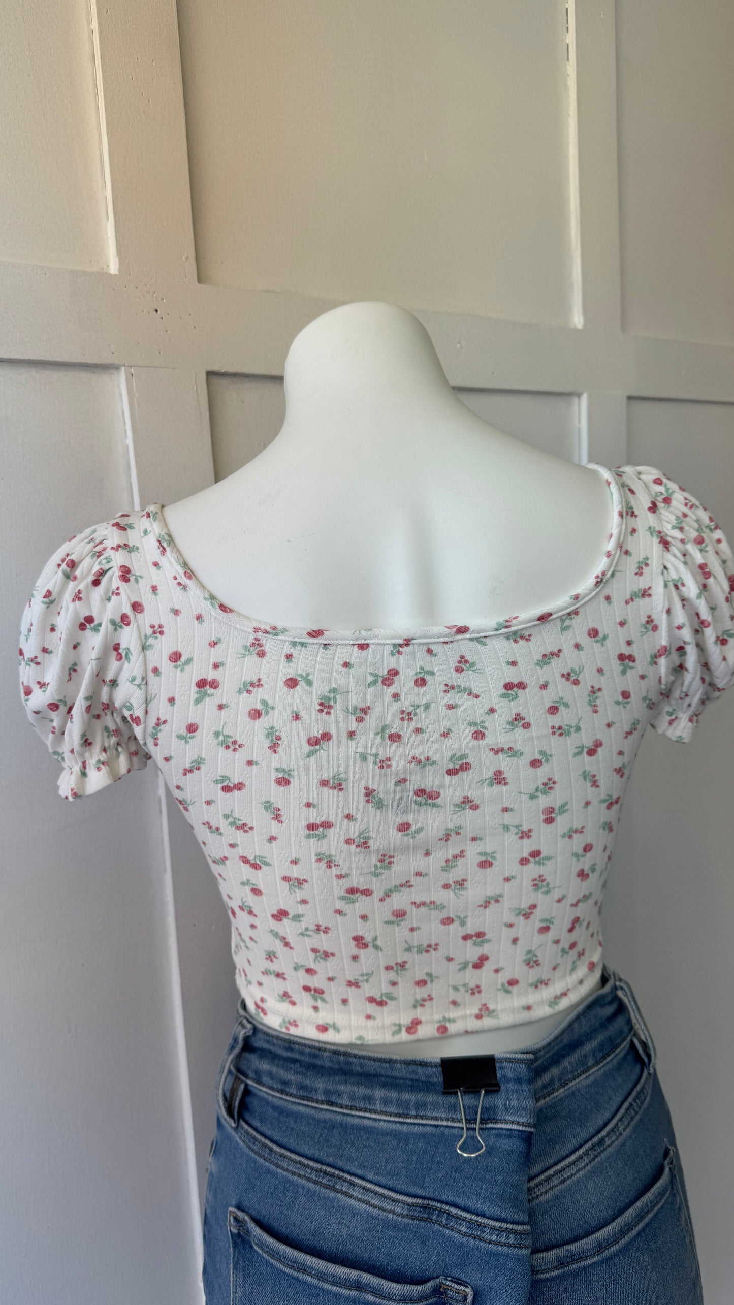 Cherry Crop Top
