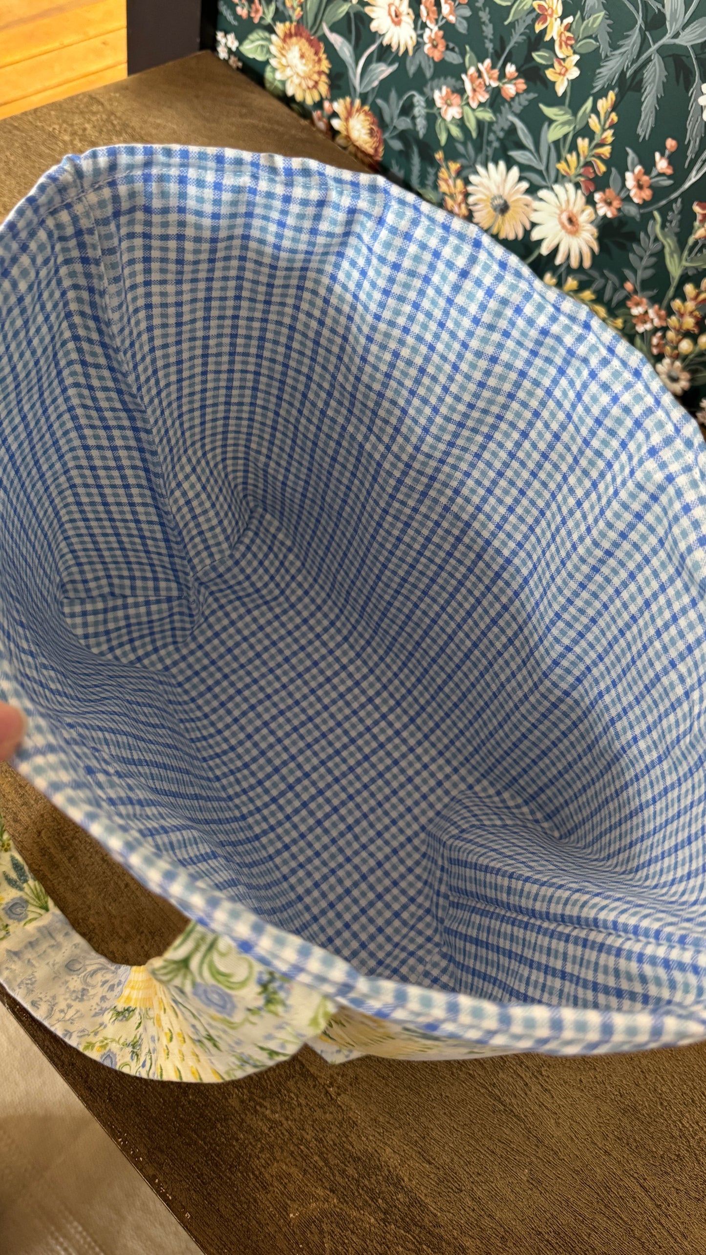 Handmade Medium Bag By Samantha: Yellow Patchwork