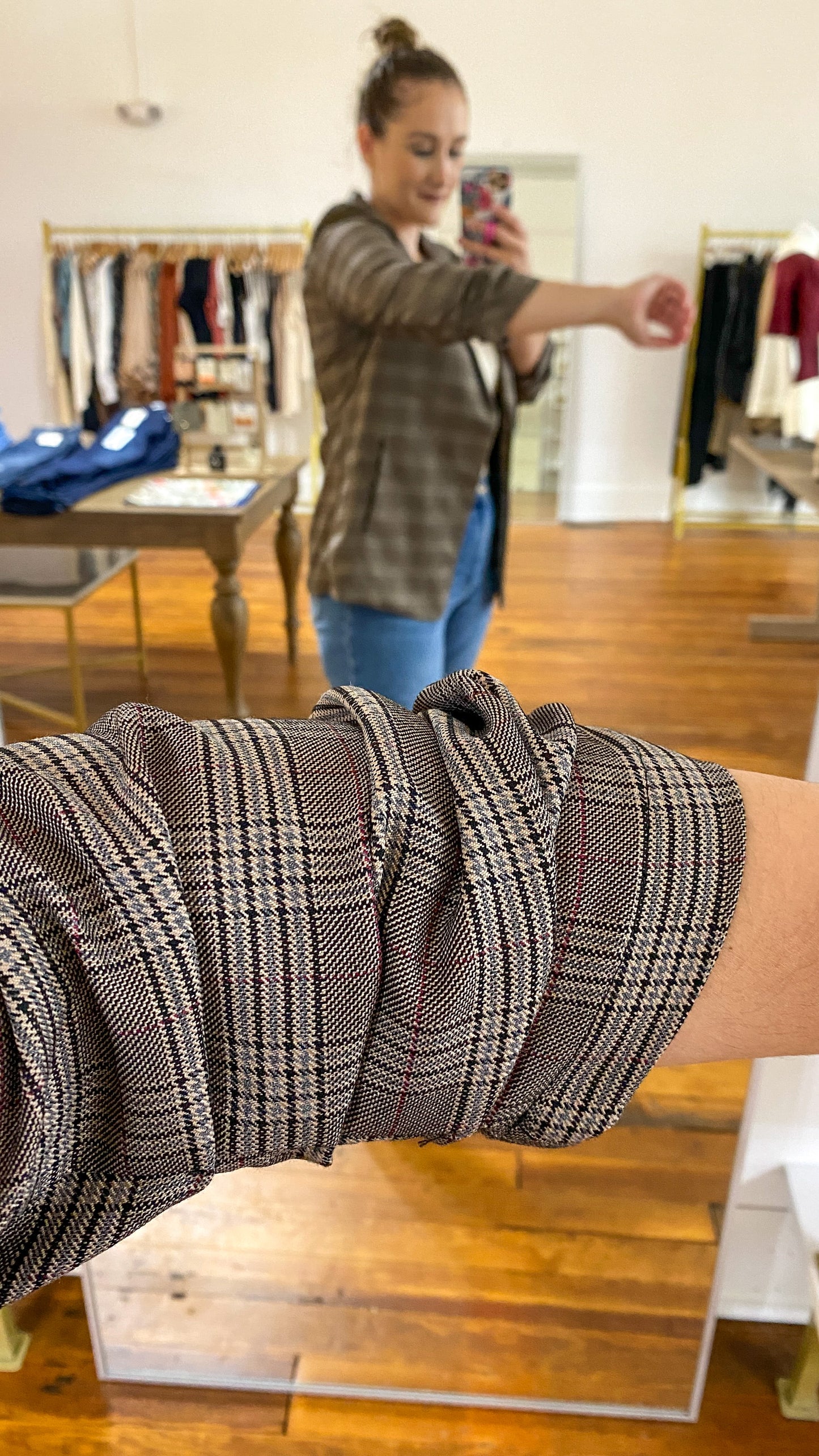 Plaid Blazer