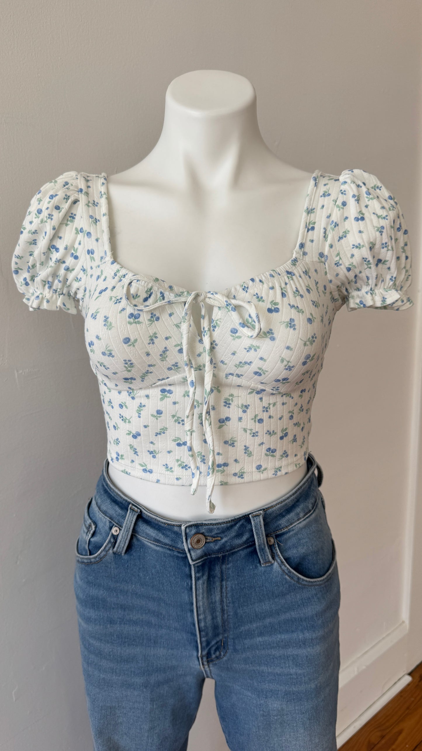 Blueberry Crop Top