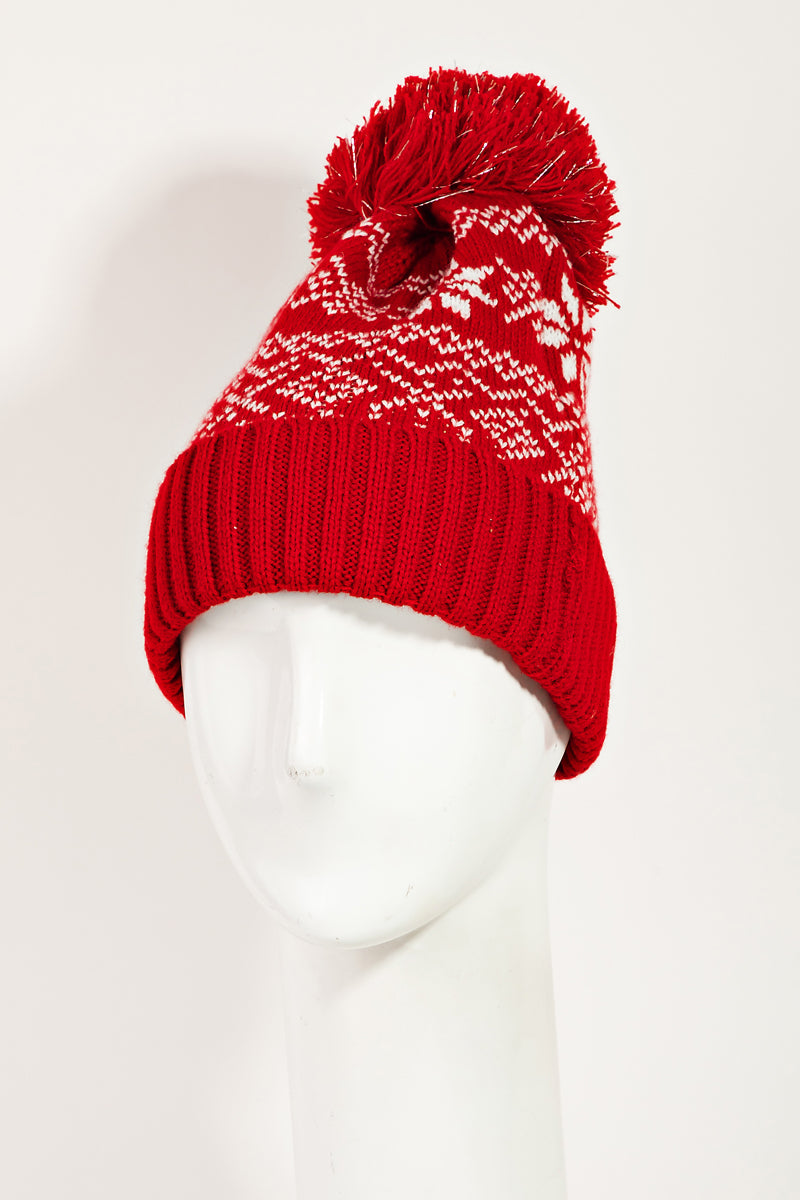 Winter Beanie-Red