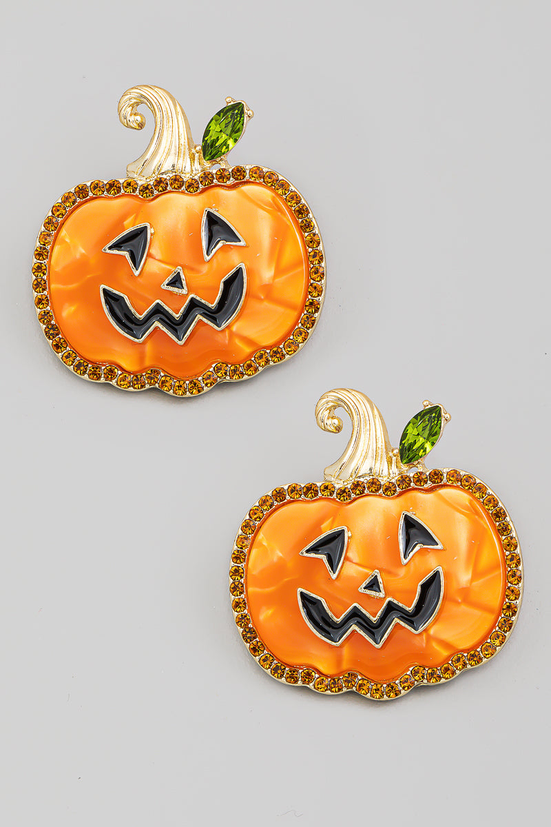 Jack-O'-Lantern Earrings