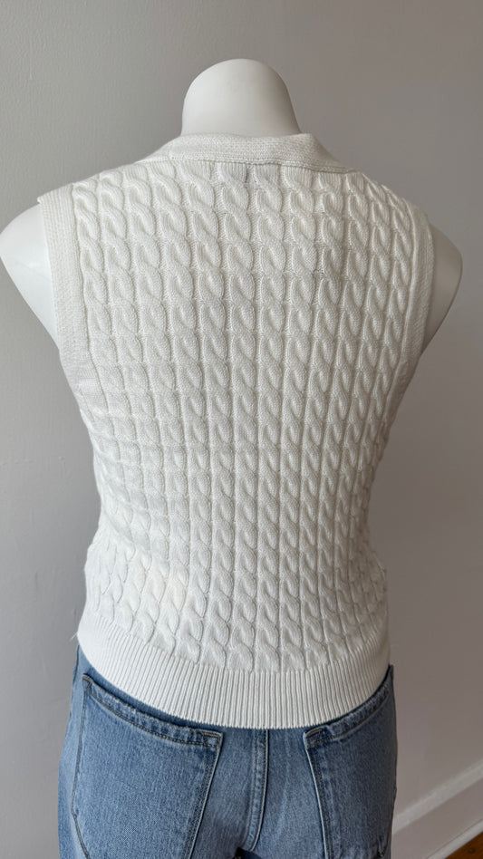 White Sweater Vest
