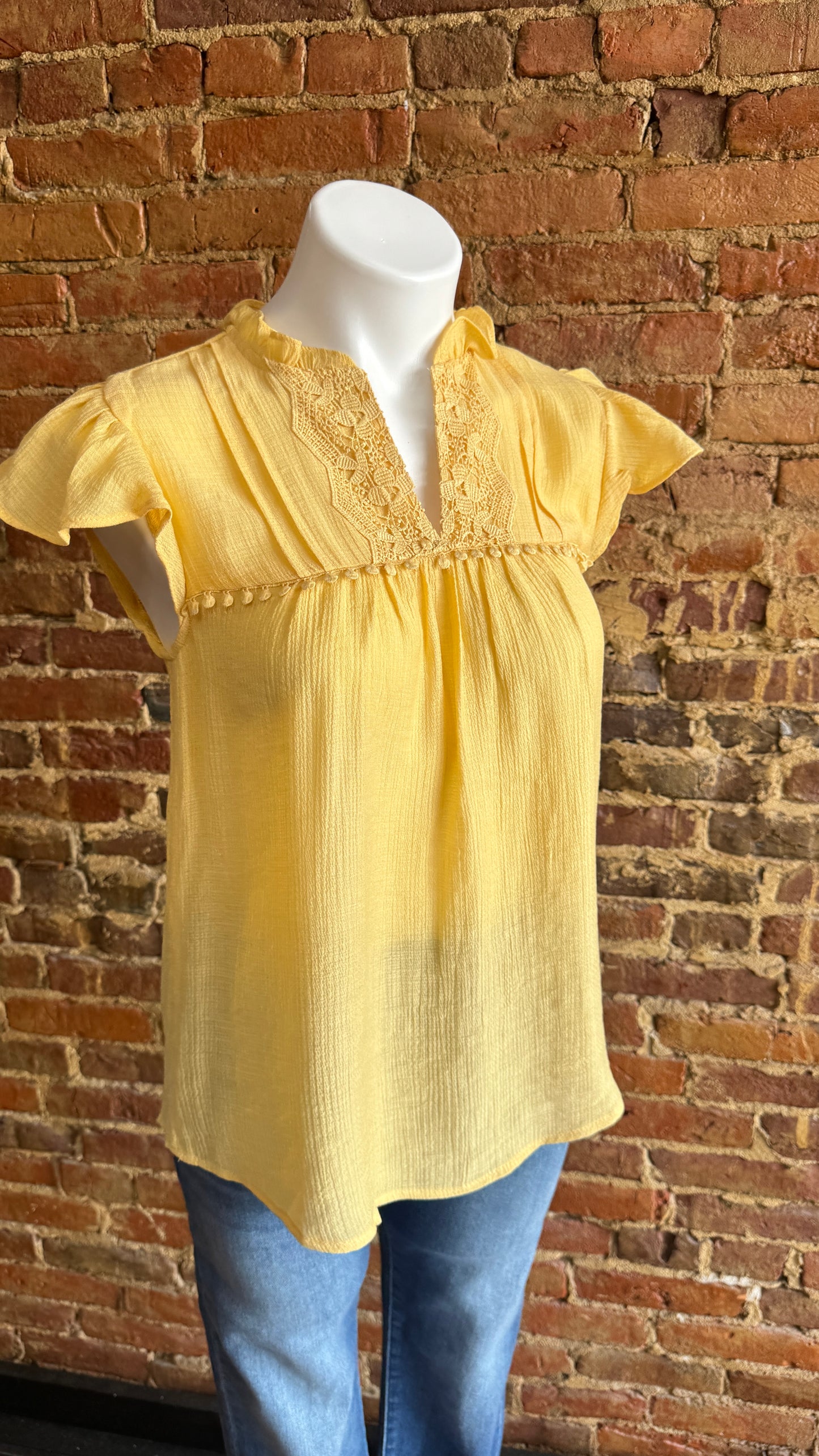 Yellow Top: Small-3XL