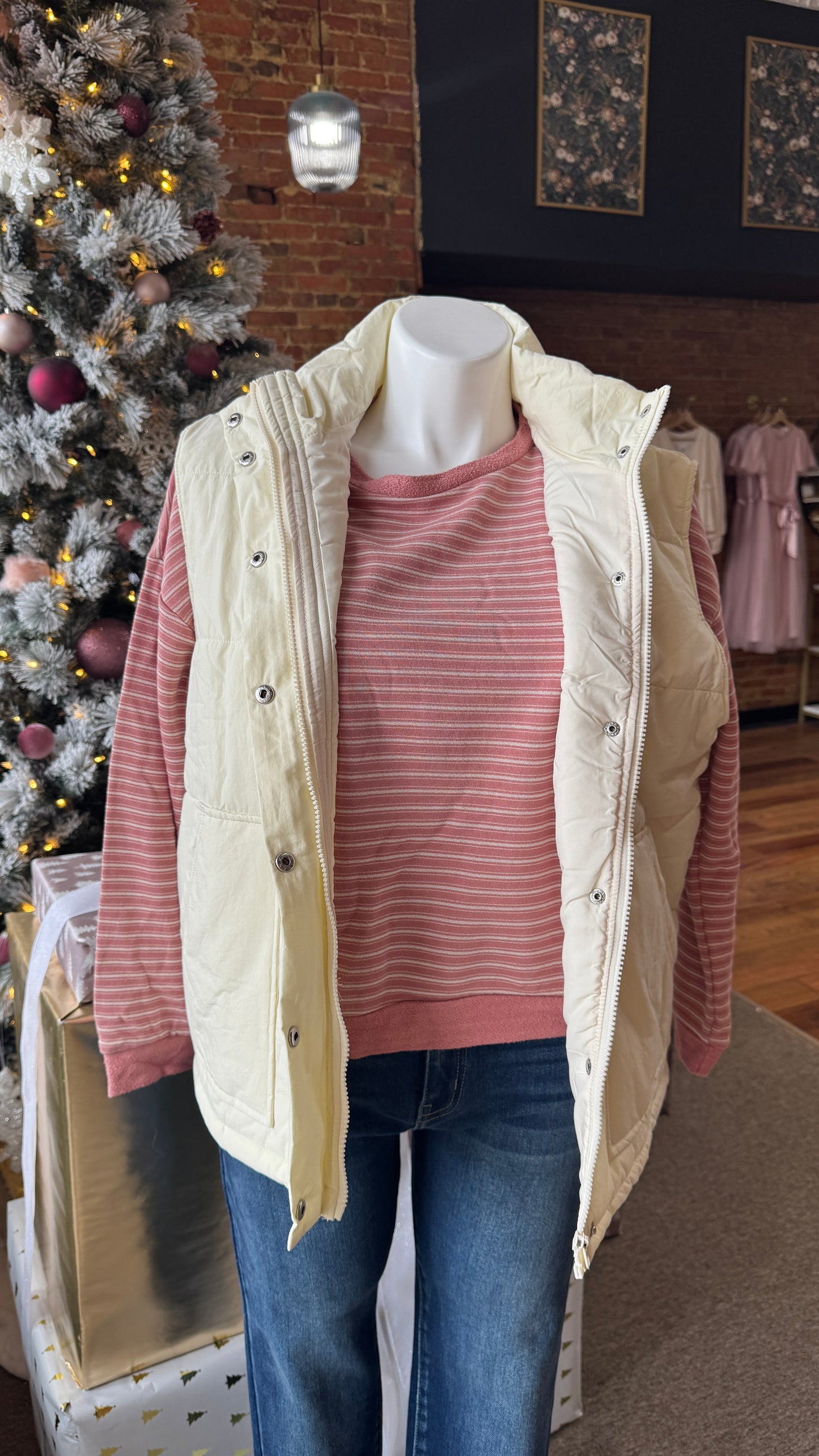 Pink Stripe Top