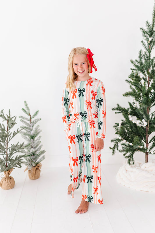 Bows | GIRLS WIDE-LEG SET