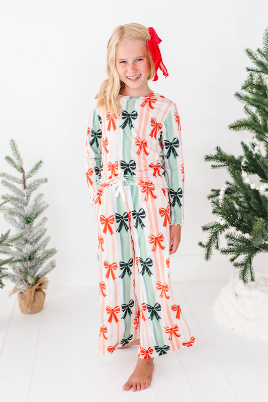 Bows | GIRLS WIDE-LEG SET