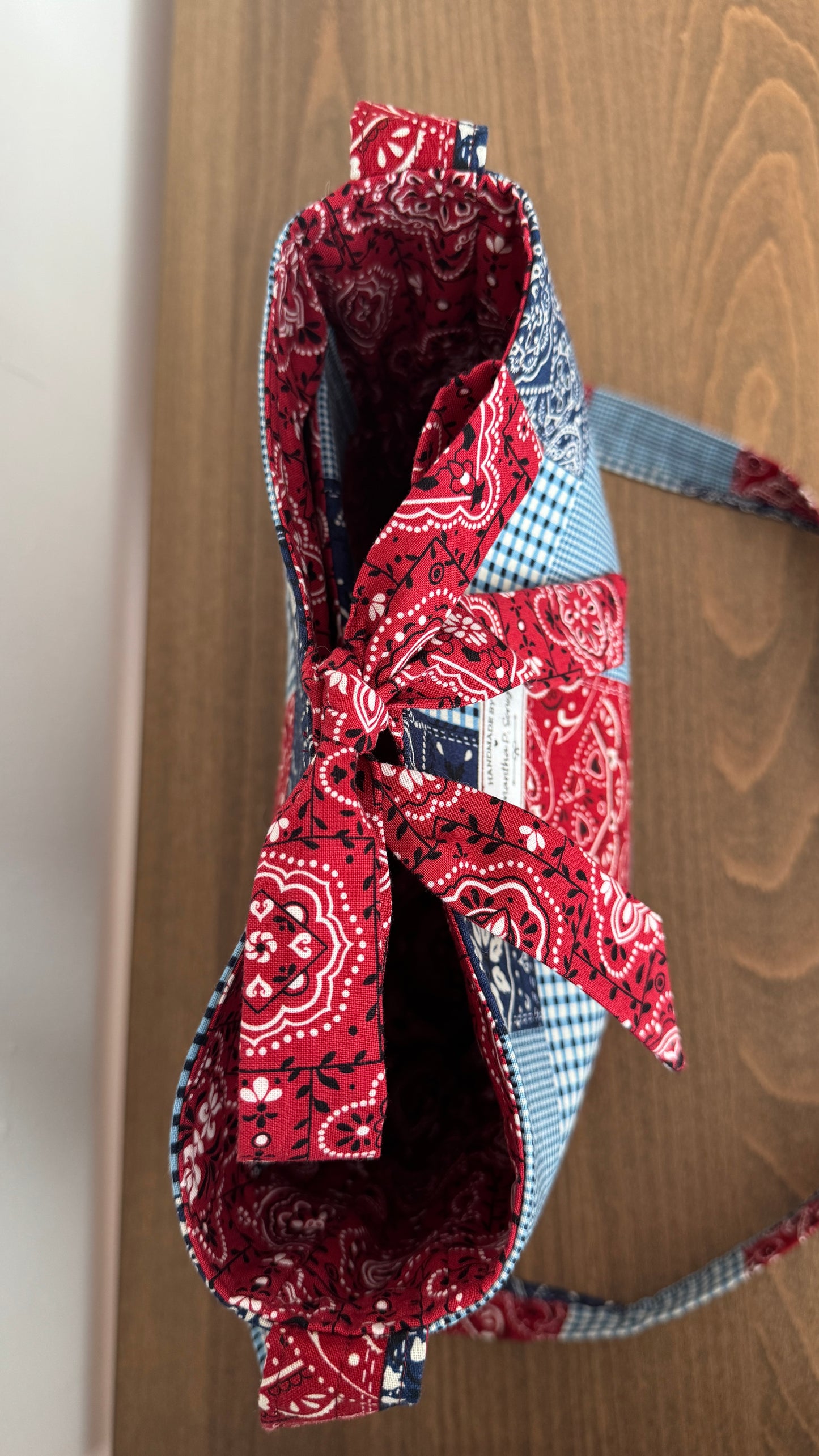 Handmade By Samantha Crossbody: Patriotic Patchwork (B)