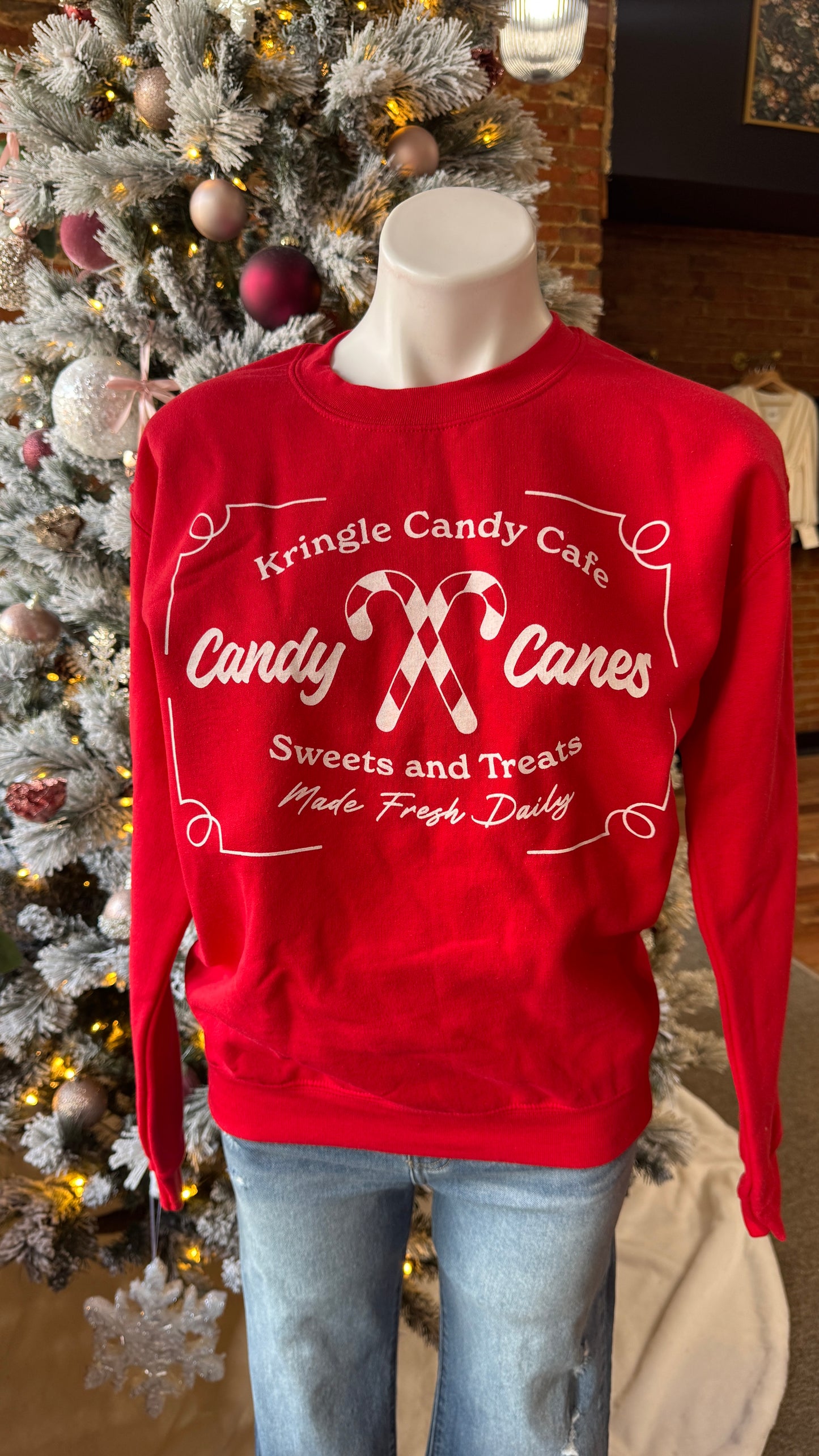 Kringle Candy Cafe Crewneck