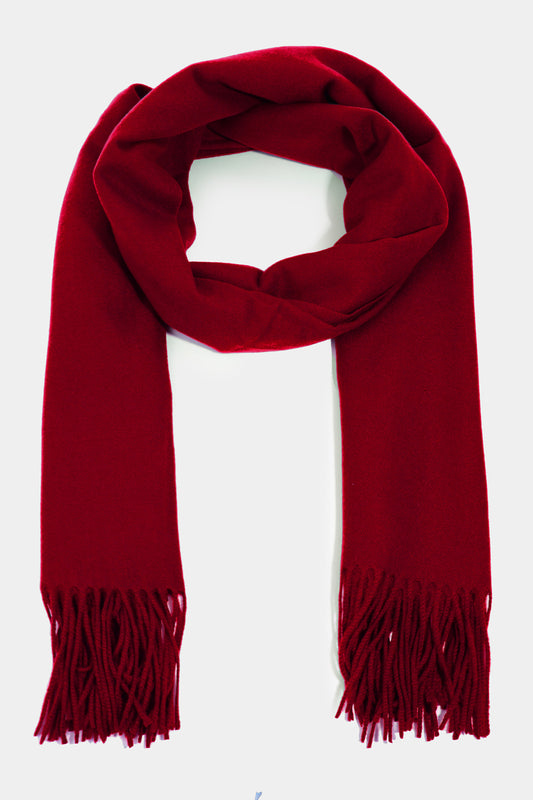 Cashmere Scarf-Red