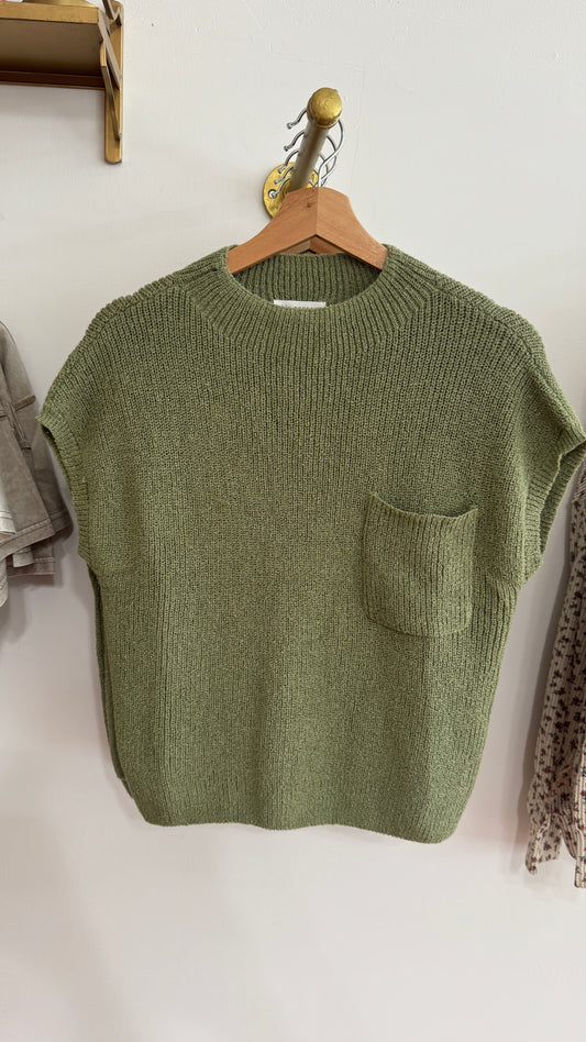 Sleeveless Sweater Top