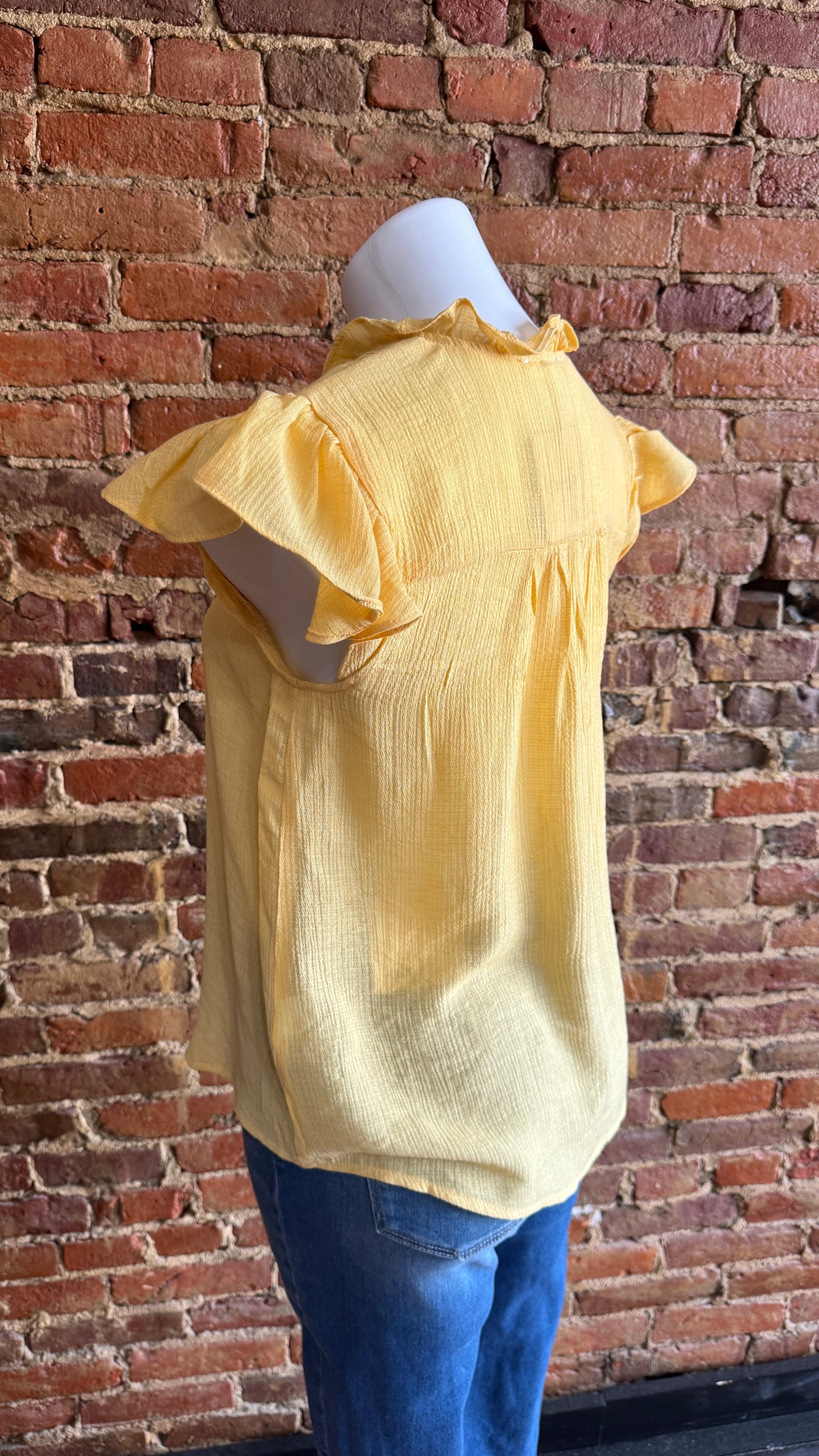 Yellow Top: Small-3XL