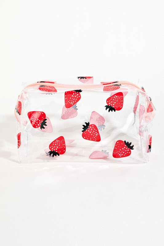Strawberry Cosmetic Bag