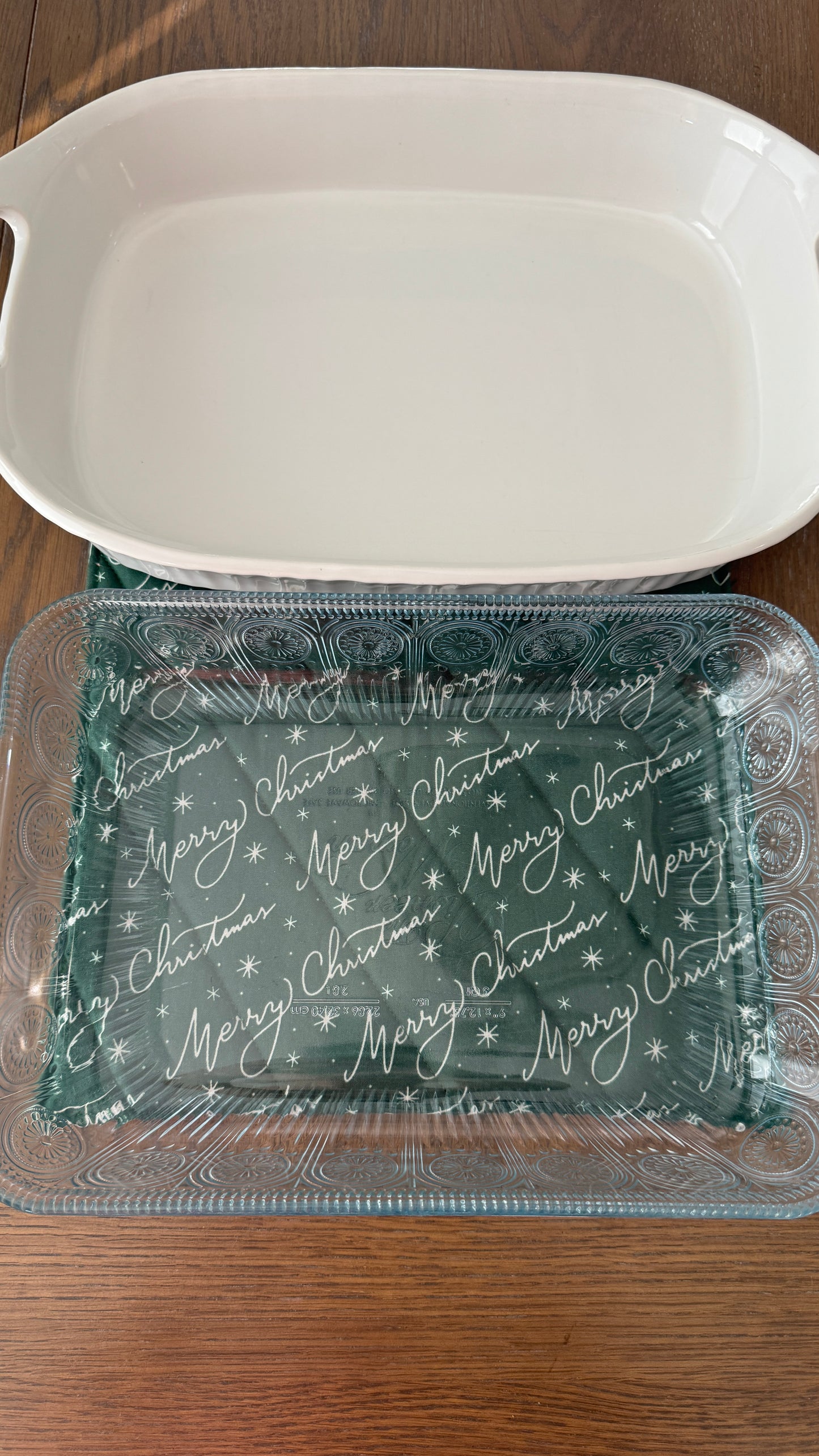 Handmade Casserole Trivet- Merry Christmas