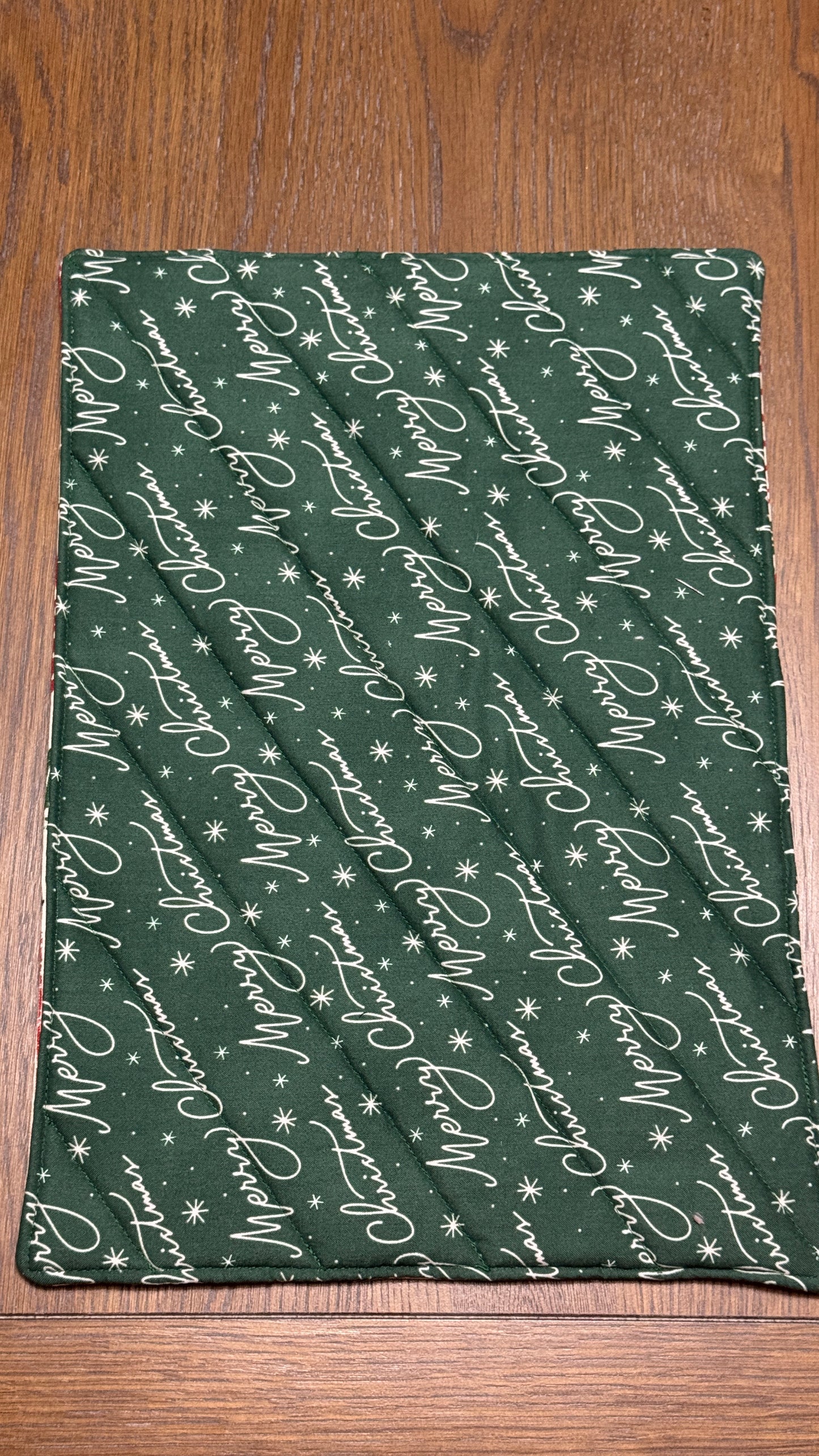 Handmade Casserole Trivet- Traditional Christmas