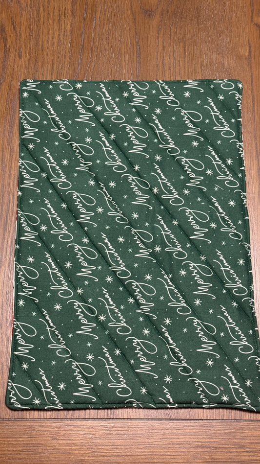 Handmade Casserole Trivet- Traditional Christmas