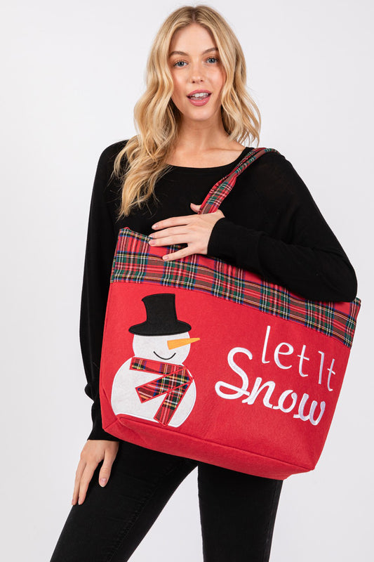 Let It Snow Tote Bag